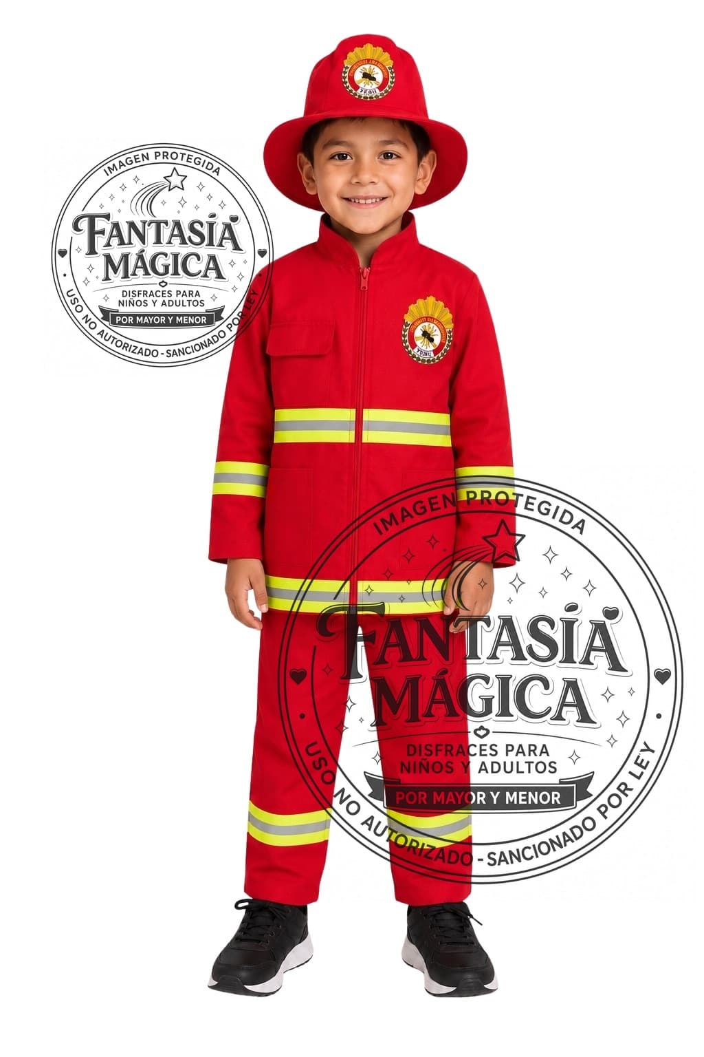 Disfraz de Bombero Reflectivo