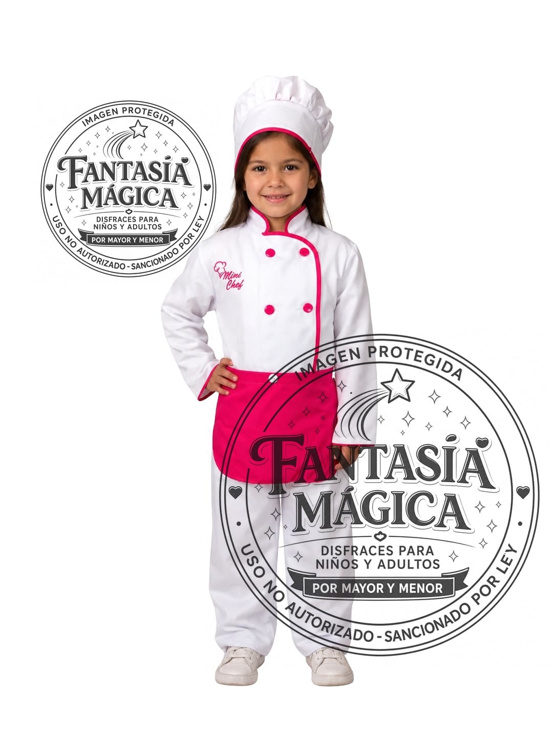 Disfraz de Mini Chef Niña