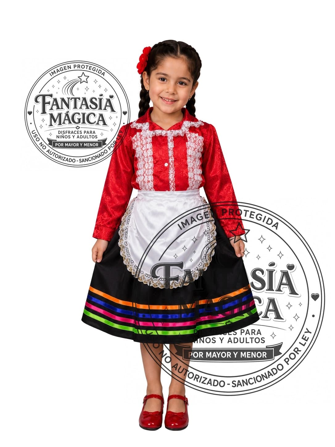 Disfraz de Carnaval Arequipeño/Ayacuchano Niña