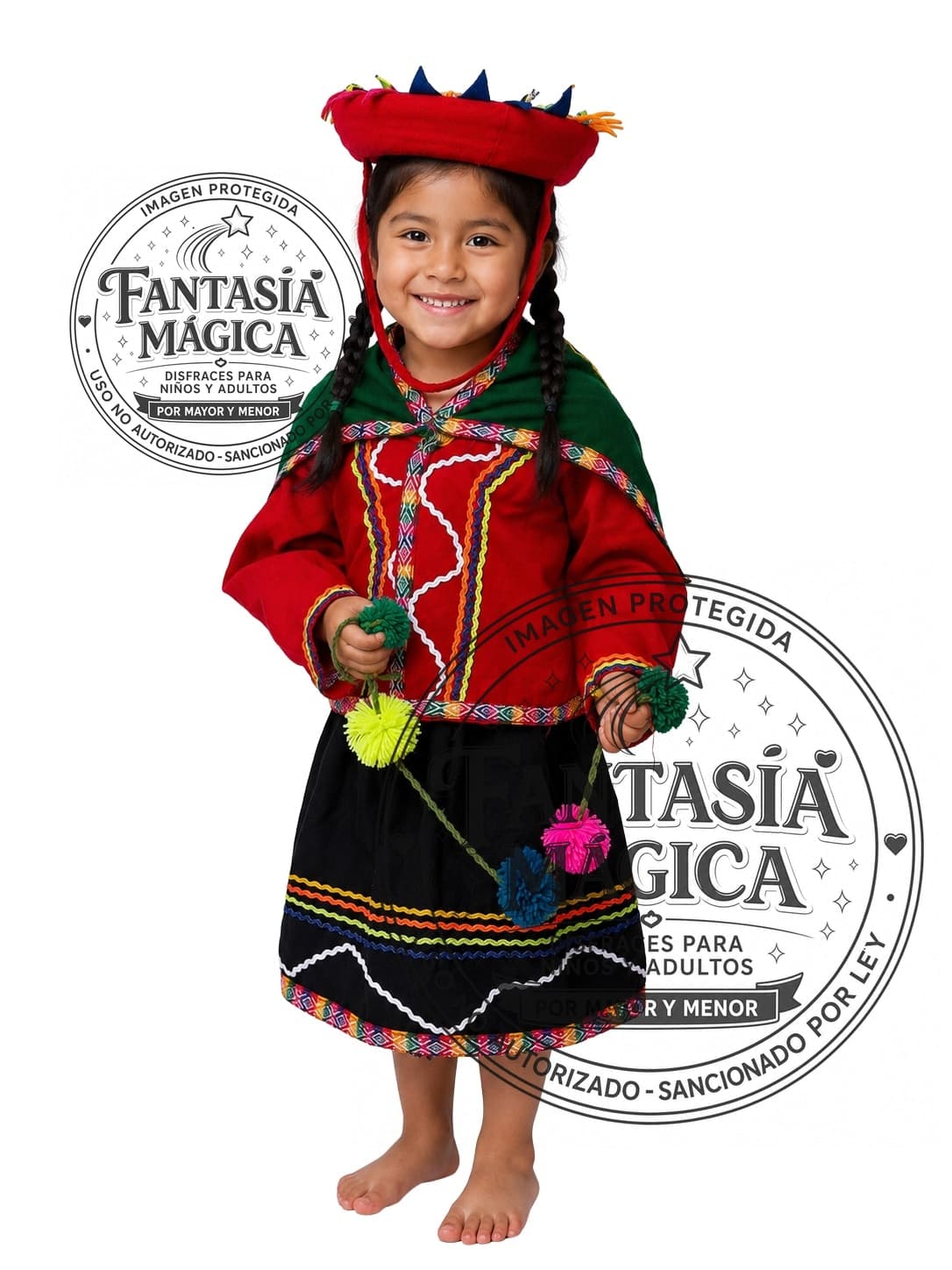 Disfraz de Cuzqueña