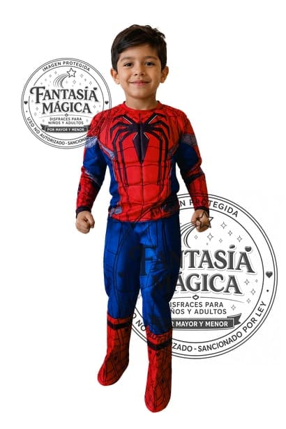 Disfraz de Spiderman Clásico Sublimado