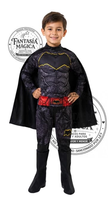 Disfraz de Batman Sublimado