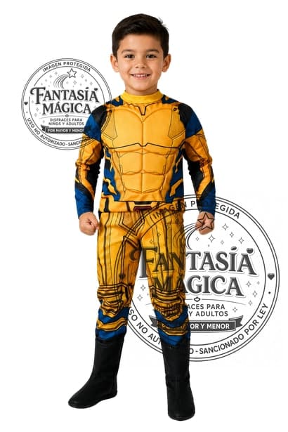 Disfraz de Wolverine Sublimado