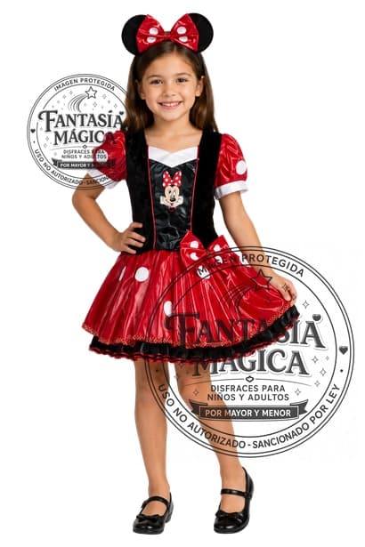 Disfraz de Minnie Rojo