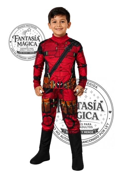 Disfraz de Deadpool Sublimado