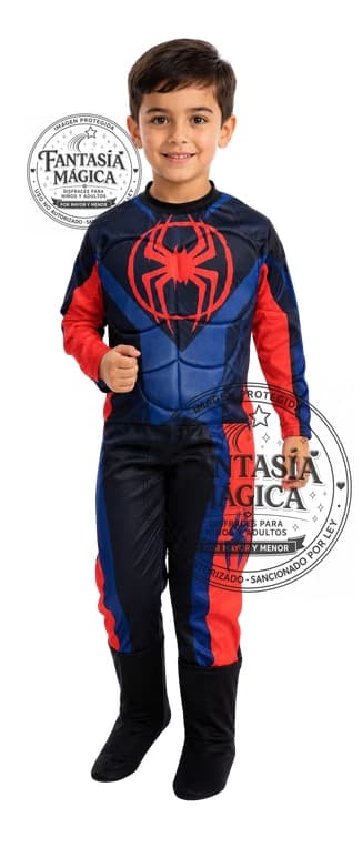 Disfraz de Spiderman Miles Morales Sublimado