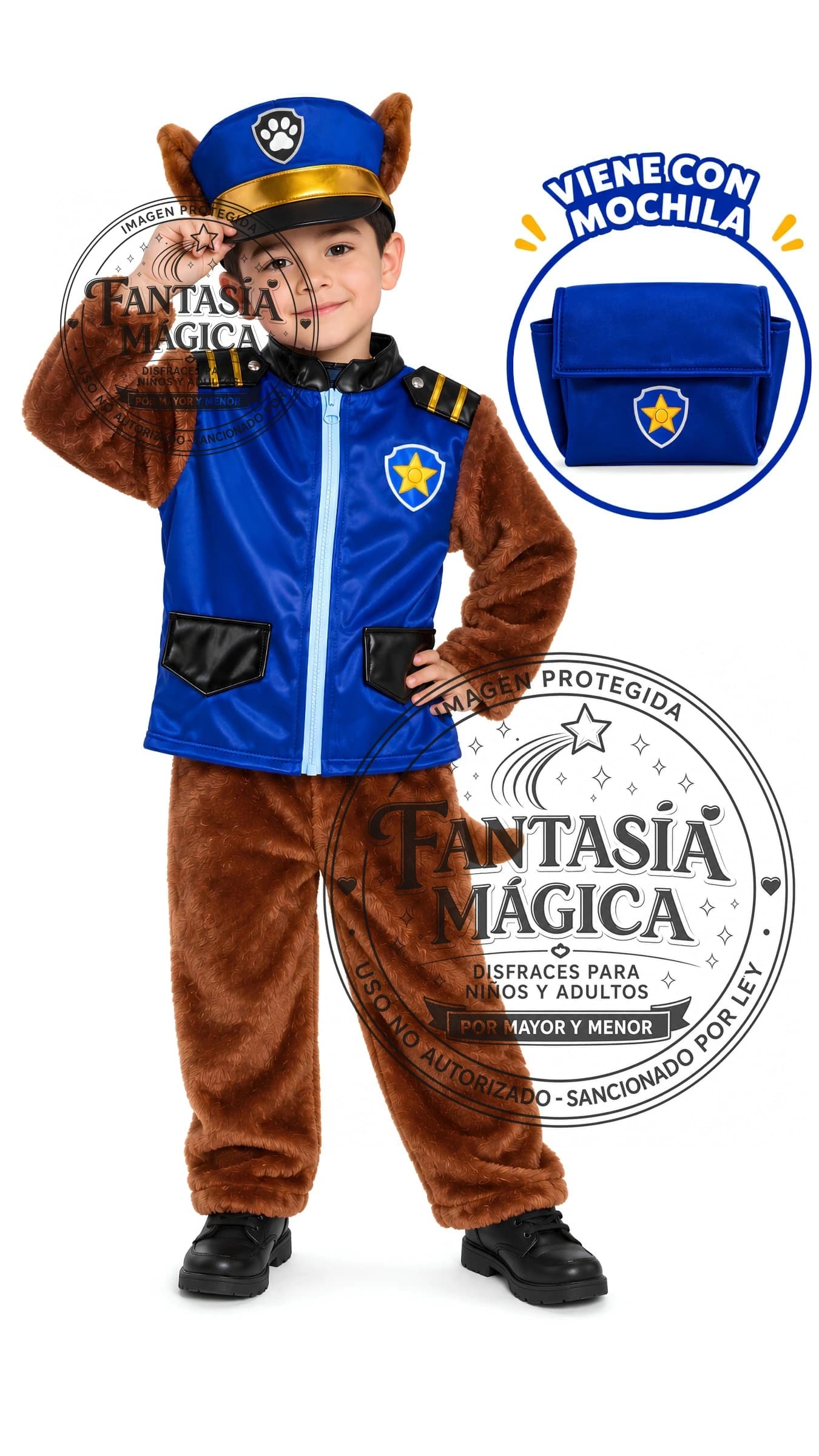 Disfraz de Chase Paw Patrol