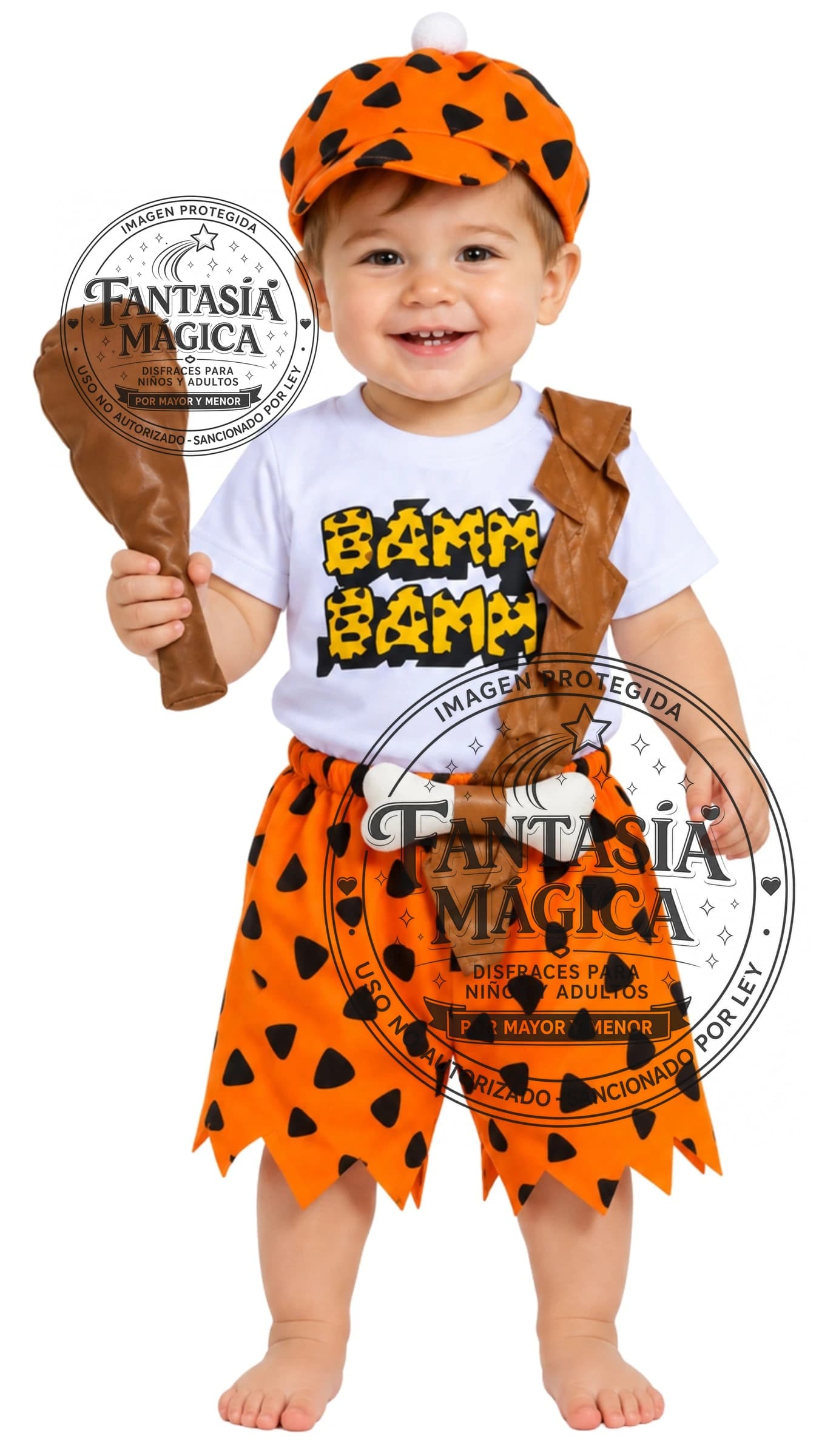 Disfraz de Bam Bam Picapiedra Especial