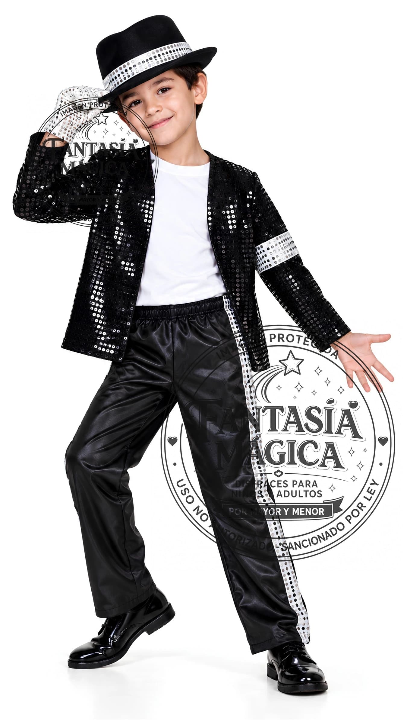 Disfraz de Michael Jackson Negro Especial