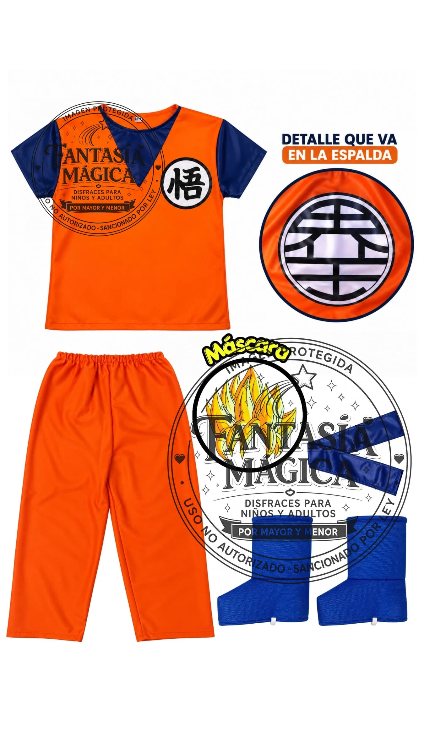 Disfraz de Goku Polinan